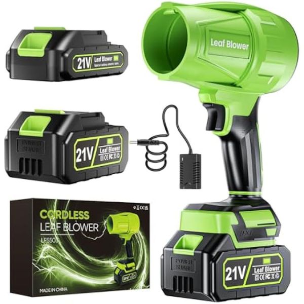 Leaf Blower Cordless with Battery and Charger
